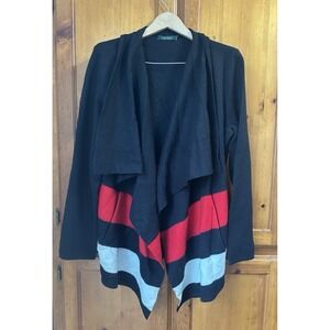 Lauren Ralph Lauren Women's XL 100% Wool Long Sleeve Oversized Cardigan Sweater